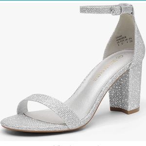 DREAM PAIRS Women's Chunky Heel Pump Sandals